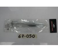 Fascette argento cromo pz. 10 Lunghezza 20cm HIGHWAY HAWK Cable tie pack
