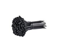 Fascette autobloccanti in nylon ABS con chiusura, Fascetta Fermacavo Autobloccante In Nylon Bianca E Nera Taglie Multiple Confezione Da 1000/5000/10000 Pz(4x200mm,Black(10000PCS))