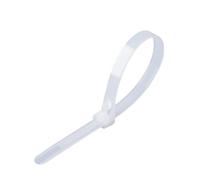 Fascette autobloccanti in plastica, Fascette fermacavi 20 pezzi in nylon multicolore riutilizzabili rilasciabili autobloccanti 5-8 mm x 150-450(White,8x200mm)