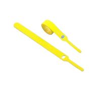 Fascette autobloccanti in plastica, Fascette fermacavi riutilizzabili sganciabili 400 pezzi Multicolor 150/200/300mm Nylon(Yellow,150mm x 400pcs)