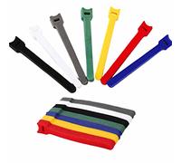 Fascette Cavi ，Fascette Riutilizzabili Colorate in 7 Colori，Fermacavi per Cavi e Gestione dei Cavi in Ufficio Domestico Tablet PC TV Electronics （70 Pezzi，150 X 12 mm)