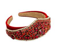 Fascette Con Strass Per Donna | Accessorio Festivo Retrò e Luccicante,Benda Elegante con Cristalli per Donna,Per Uso Quotidiano All'Aperto Giardino Inverno Feste Compleanno Festival Natale Vacanza Cos