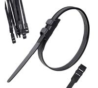 Fascette Di Blocco Doppio (Fascette Zip) Nere 9,0mm x 260mm - Nylon Resistente