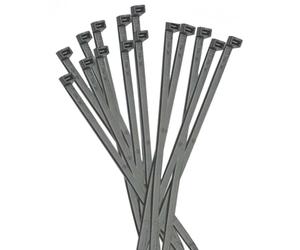 Fascette di cablaggio Elematic plastica 160x2,6mm 100 pezzi nere 5306C