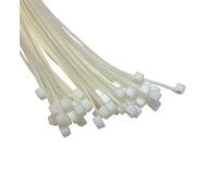 Fascette di nylon, lunghe e larghe, cerniere in plastica, bianco e nero, misura extra large