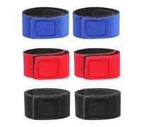 Fascette Elastiche per Canne da Pesca, 6 Pezzi, Regolabile Cravatte Accessori Canne Pescas Fodero Cinghia, Resistente, Impermeabile e Durevole, Elastici Versatili, per Fissare Le Canna da Spinning