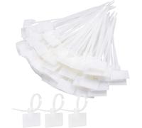 Fascette Elettricista Bianche Con Etichetta Cable Management Kit 200Pcs Fascette