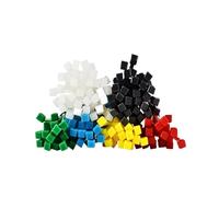 fascette elettricista Fascette fermacavi autobloccanti in nylon con cerniera blu e rossa, anello di fissaggio, fascette in plastica(Black,5x300mm)