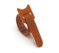 Fascette ferma-cavo in nylon autobloccanti, 100 pz Fascette Rilasciabili di Plastica Fissaggio Riutilizzabili Cravatta 150 200 250 300mm Cinghie Nylon Wrap Zip Bundle Benda(Brown,150mm)