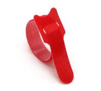 Fascette ferma-cavo in nylon autobloccanti, 100 pz Fascette Rilasciabili di Plastica Fissaggio Riutilizzabili Cravatta 150 200 250 300mm Cinghie Nylon Wrap Zip Bundle Benda(Red,150mm)
