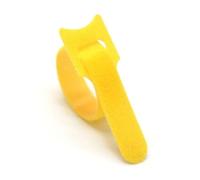 Fascette ferma-cavo in nylon autobloccanti, 100 pz Fascette Rilasciabili di Plastica Fissaggio Riutilizzabili Cravatta 150 200 250 300mm Cinghie Nylon Wrap Zip Bundle Benda(Yellow,300mm)