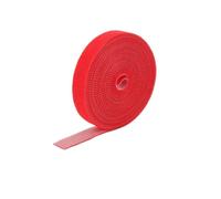 Fascette ferma-cavo in nylon autobloccanti, 5M/Rotolo 10/12/14.5/20/25mm di Larghezza Organizzatore Cavi USB Gestione Avvolgitore Nylon Regolabile fascette Cavo for auricolari(Red,5.0Mx12mm)