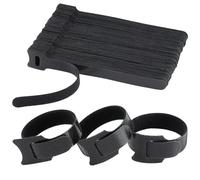 Fascette fermacavi 100 pezzi Rilasciabili Organizer Cravatte Mouse Auricolari Gestione del Filo Nylon Riutilizzabile Loop Loop Tape Cinghie Tie Zip Gestione