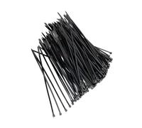 Fascette fermacavi autobloccanti, Fascette fermacavi in nylon autobloccanti in plastica a tre modalità da 300 pezzi, nere, con anello di fissaggio, varie specifiche(3x100 3x200 4x300mm)