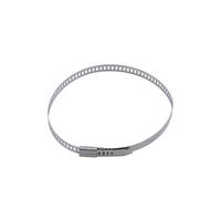 Fascette fermacavi in acciaio inossidabile, 100 pezzi, 4,5 mm x 100/150/200/250/300/350/400/450/500/600/700/800/900/1000 mm, in acciaio inox 304 (4,5 x 1100 mm)