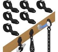Fascette Fermacavi Magnetiche,6 Pezzi Clip per Cavi Regolabile in Silicone con Magnete Potente - Cinghia Magnetica Riutilizzabile per Raccogliere e Organizzare Cavi in Casa, Cucina e Ufficio