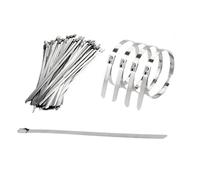 Fascette Fermacavi nel Acciaio Inossidabile da 11,8 Pollici, 100 Pezzi, Res1496