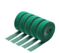 Fascette fermacavi riutilizzabili, 5 m/rotolo, fascette fermacavi autoadesive, clip di fissaggio, supporto per cavi, accessori fai da te, organizer in nylon, verde x 5 rotoli