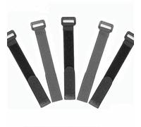 Fascette fermacavi riutilizzabili autoadesive nere larghezza 20 mm cinturino in nylon fibbia inversa linea organizzatore filo gancio anello fascio di fissaggio-200 pezzi-20x600 mm