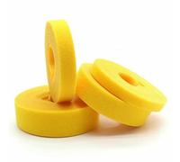 Fascette fermacavi riutilizzabili da 5 m/rotolo, autoadesive, in nylon giallo, con clip organizer, supporto per cavi, nastro di fissaggio, larghezza 25 mm.