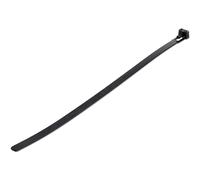 StarTech.com 100 Fascette fermacavo riutilizzabili da 25 cm, Fascette di nylon per interni/esterni, Omologati 94V-2/UL nero (CBMZTRB10BK)