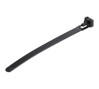 Fascette fermacavo riutilizzabili da 12 cm -Fascette di nylon per interni/esterni, 100 pezzi - nero (CBMZTRB5BK)