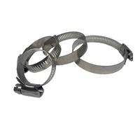 Fascette in acciaio inox banda 13 mm (4 pz) Ø 14<27 mm