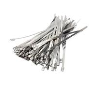 Fascette in metallo, Fascette metalliche in acciaio inossidabile for fascette di scarico, confezione da 10 o 20, 7,9x100-450 mm(7.9x450mm,20pcs)