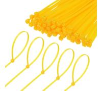 Fascette in nylon da 1000 pezzi 12 pollici 40 libbre, per interni/esterni giallo