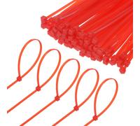 Fascette in nylon da 1000 pezzi 12 pollici 40 libbre per interni/esterni [rosso]