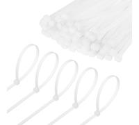 Fascette in nylon da 1000 pezzi, 16", 49 libbre, per interni/esterni [bianche]