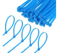 Fascette in nylon da 1000 pezzi, 16 pollici, 49 libbre per interni/esterni [blu]