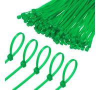 Fascette in nylon da 1000 pezzi, 4 pollici 11 libbre per interni/esterni [verde]