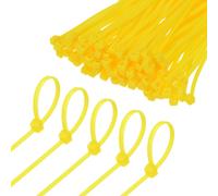 Fascette in nylon da 1000 pezzi 6 pollici 11 libbre per interni/esterni [giallo]
