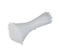 Fascette in nylon, Fascette fermacavi in nylon autobloccanti 100 pezzi, bianche, dimensioni multiple(4x250mm)