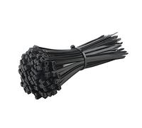 Fascette in nylon, Fascette fermacavi in nylon autobloccanti 100 pezzi multicolore 1,9 mm x 100 mm(Black)
