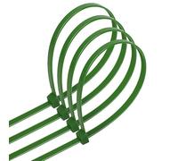 Fascette in nylon verde, 40 pezzi, larghezza 3,6 x lunghezza 200 mm