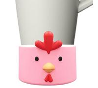 Fascette In Silicone Tazze Da Caffè,Proteggimug In Silicone Con Stampa Animale | Rivestimento Protettivo Per Tazze Da Bevande Calde | Per Viaggio, Vacanza, Natale, Caffè, Casa, Infusione Di Tè, Bevand