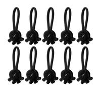 Fascette magnetiche, Fascette magnetiche per cavi Organizzatore di | Organizer per cordoncino in silicone a forma di palma 10X Magneti per il frigo per il po Nero