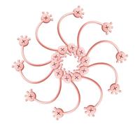 Fascette magnetiche in silicone, 10 fermacavi a forma di palmo, riutilizzabili, per lavoro, scuola, casa, segnalibri, magneti per frigorifero