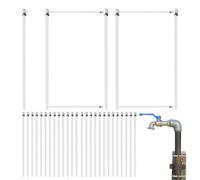 Fascette metalliche resistenti esterne | Resistente 100 pezzi Fascette da giardino inossidabili - Organizzazione e gestione dei cavi elettrici per l'agricoltura cortile prato giardino tetto e