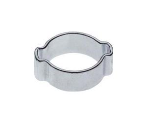 Fascette metalliche, Stringitubo - a 2 orecchie 10mm, zincata, 100 pezzi