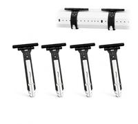 Fascette morbide per grembiule, 4 pezzi, acciaio inox e nylon, 155 mm | Per grembiuli in PVC o alluminio, tapparelle manuali ed elettriche, fissaggio tramite clip o avvitamento sull'asse di