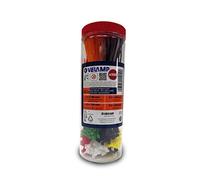 Fascette mulitcolore in nylon, varie misure - 500pz