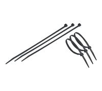 Fascette multiuso in plastica 20 cm nero, 50 pz Nero