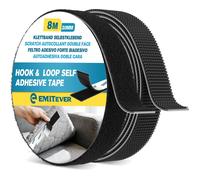 fascette, nastro biadesivo, hook loop, riutilizzabile, forte, per tessuti, fa...