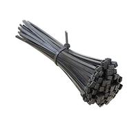 Fascette Nylon 100pz 200mm x 2.5mm Nere Cablaggio Stringicavo Fermacavo Giardino garage officina casa auto ufficio STI