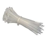 Fascette nylon elettricista cablaggio fili fissaggio tubi plastica nero bianco