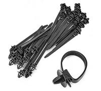 Fascette Per Auto | 25 Pezzi Fascette Autobloccanti per Meccanica - per Paraurti con Chiusura a Scatto - Per La Gestione In Casa Garage Officina E Per Automobili SUV