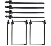 Fascette per auto | Fascette con cerniera a pressione, clip di bloccaggio regolabile riutilizzabile per l'organizzazione della casa e la costruzione interna